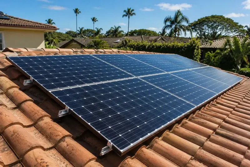 Installation de panneaux solaires à la Chapelle du Lou du Lac